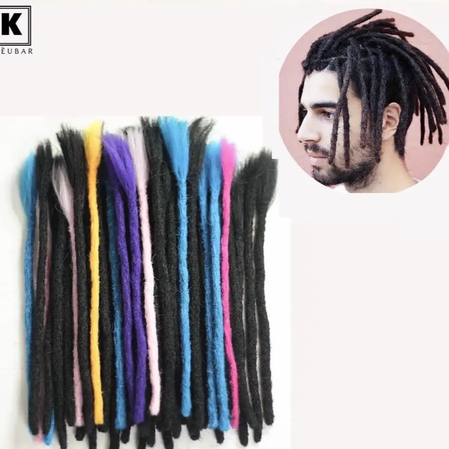 Sợi tóc dreadlock đâm sẵn nối buộc dài 35cm combo 10 sợi