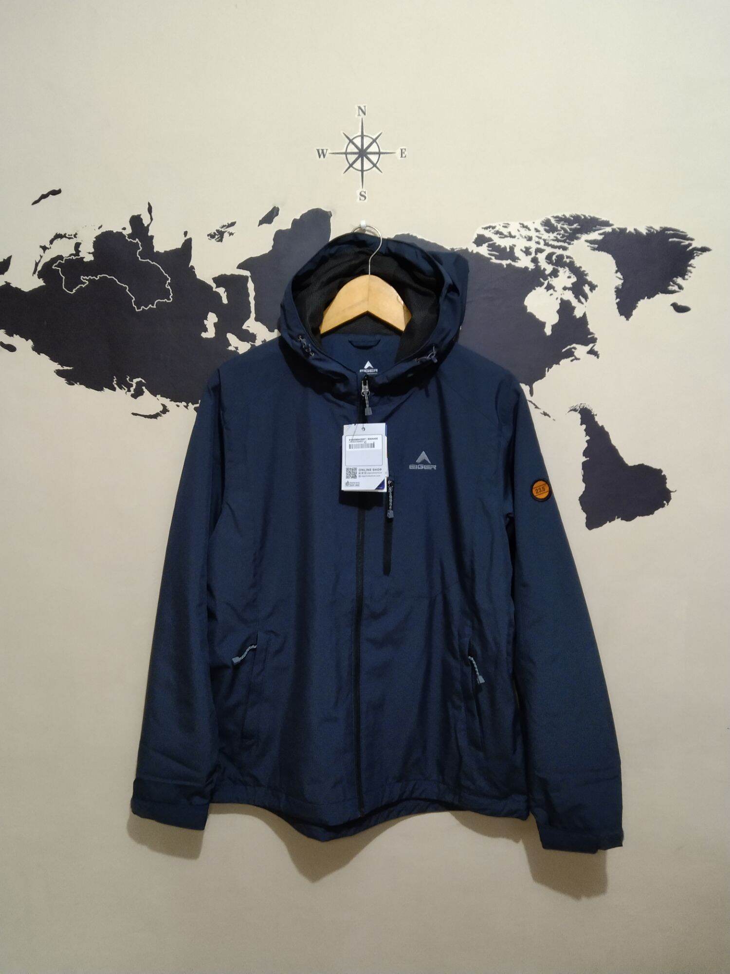 jaket eiger perseverence jaket hiking jaket outdoor waterproof windproof