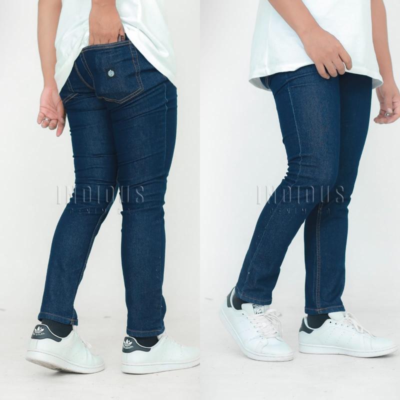 Celana jeans jumbo pria / celana panjang slimfit stretch melar / celana skinny / celana jeans Cowok dewasa 5