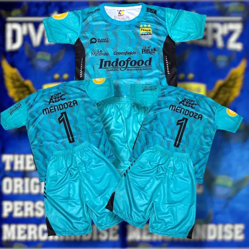 FLASE SALE Baju bola anak setelan kiper Persib MENDOZA 1-15th FULLPRINTING2024 2025 Outdoor Sport 1