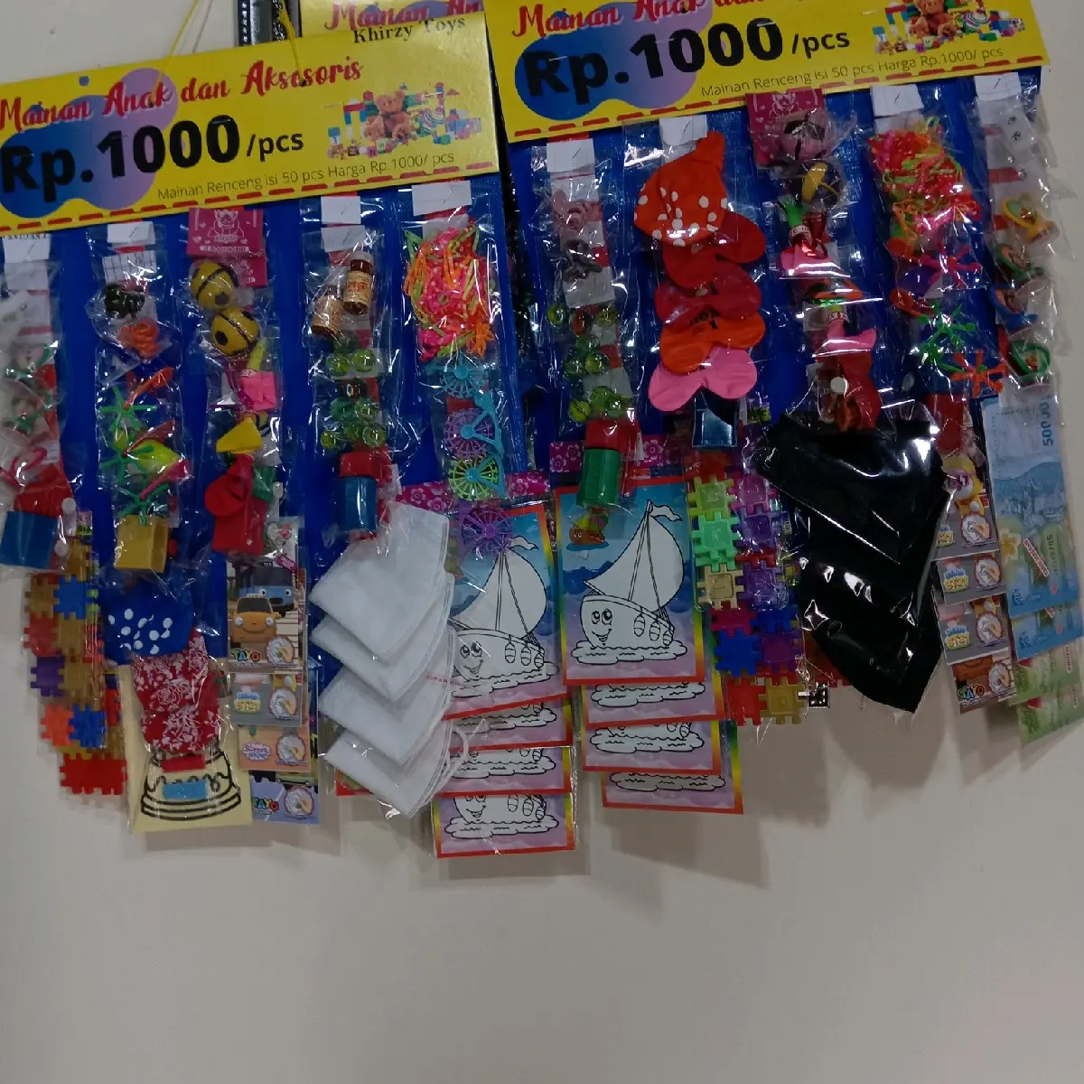 Mainan Warung Rencengan Anak-anak Serba 1000isi 50 pcs
