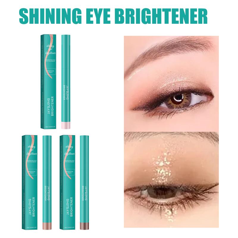 Jaysuing Eye Shadow Stick Waterproof and Durable Easy to Color Thin and Glittering Repair Crouching Silkworm Brightening One Lazy Eye Shadow Stick 4