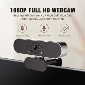 alrioy Webcam Laptop 1080P USB Kamera PC 4K Full HD With Mic Live Streming Webcam