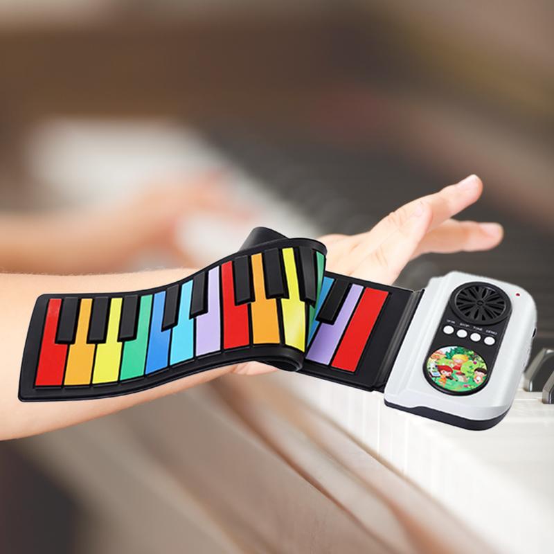 49 Keys Digital Keyboard Inner Drum Model Function Hand Pianos - TikTok ...