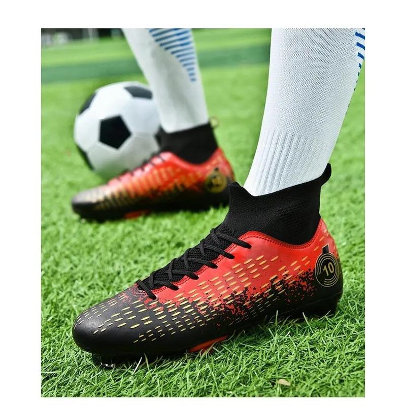 Product Introduction of Size 35-48 Youth Football Boots Spikes Long Spike Football Boots High-Top Football Boots Youth Training Shoes Competition Shoes Sports Shoes Grass Football Boots Land/Short Lawn Five-Made Football Boots Football Sports Shoes Outdoor/Indoor Football Boots 44