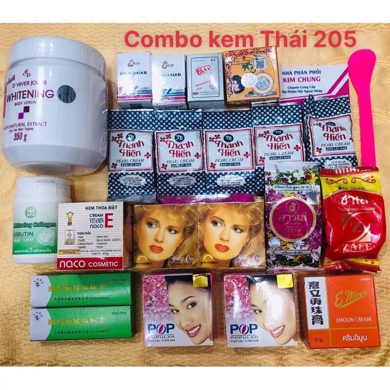 Combo kem công thức dưỡng da toàn thân cho khách chuyên trộn Combo 205 (Dưỡng Body)