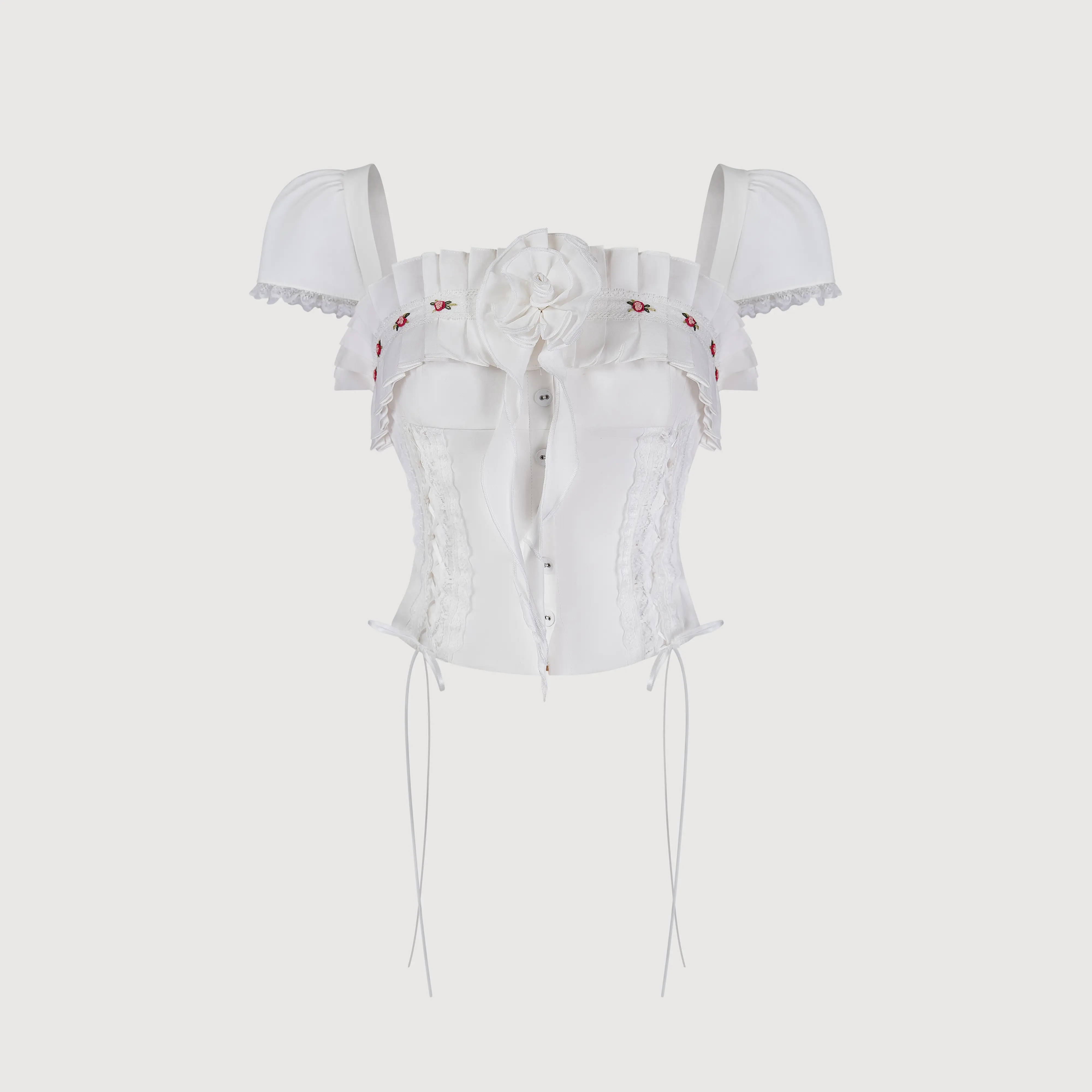 MAVEN - Áo croptop thêu hoa Lucy Top