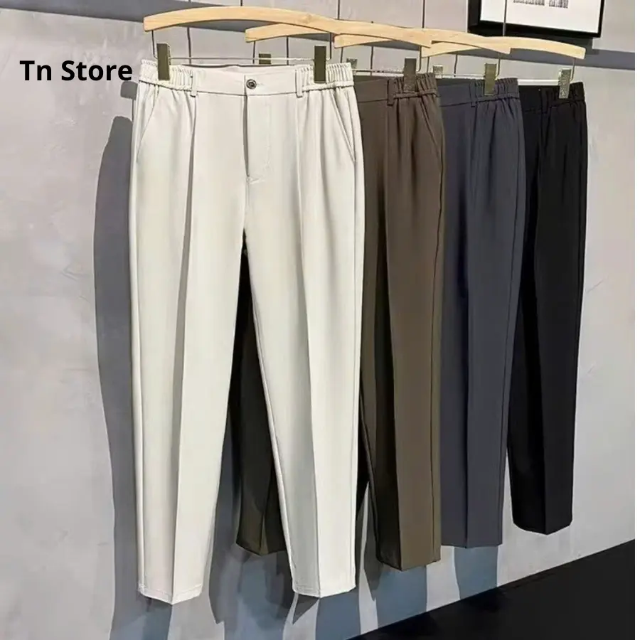 Quần Chun Sườn TN Store fom baggy vải tuyết hàn cao cấp,Unisex Phong Cách Hàn Quốc