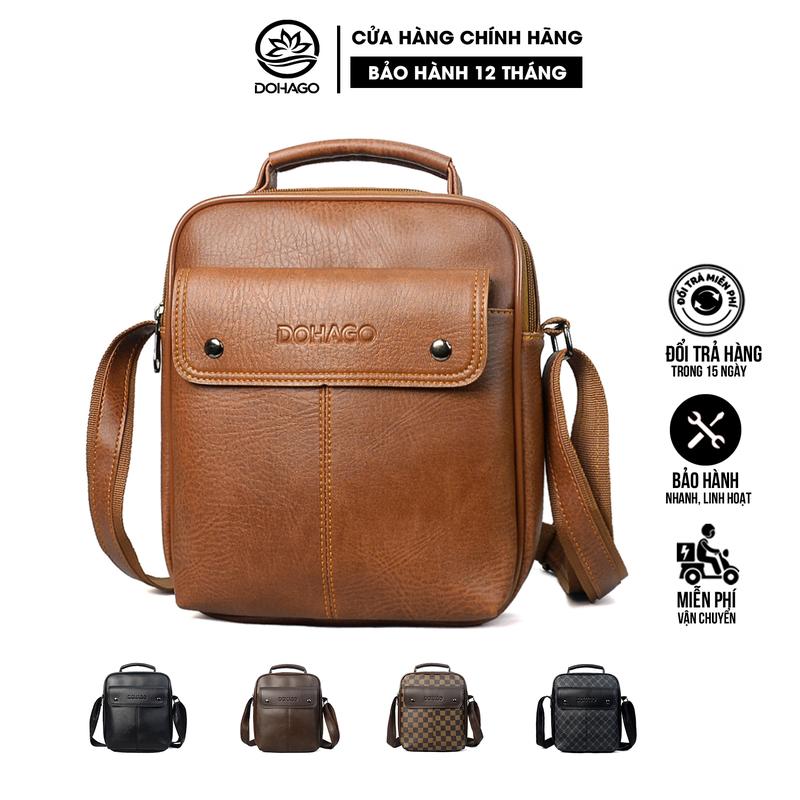 Túi Đeo Chéo Da DOHAGO Phong Cách Basic Đựng Vừa Ipad Mini - TDC12
