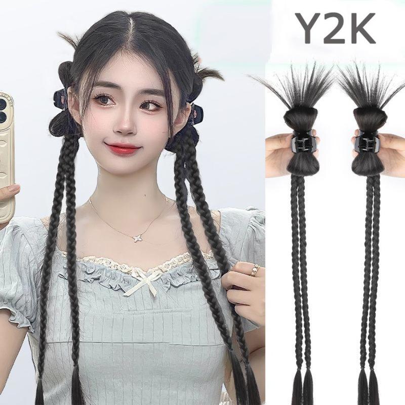 Kẹp Tóc Giả, Kiểu Tóc Đuôi Ngựa Kẹp Tóc Giả Tự Nhiên Và Như Thật, Dành Cho Nữ, Phụ Kiện Tóc, Kẹp Tóc