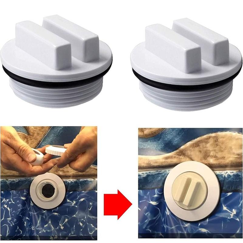 Product Introduction of Sealing Plug Plastic Pool Winterizing Plug White Black Universal Pool Plugs Swimming Pool Plug Stopper Swimming Pool 14