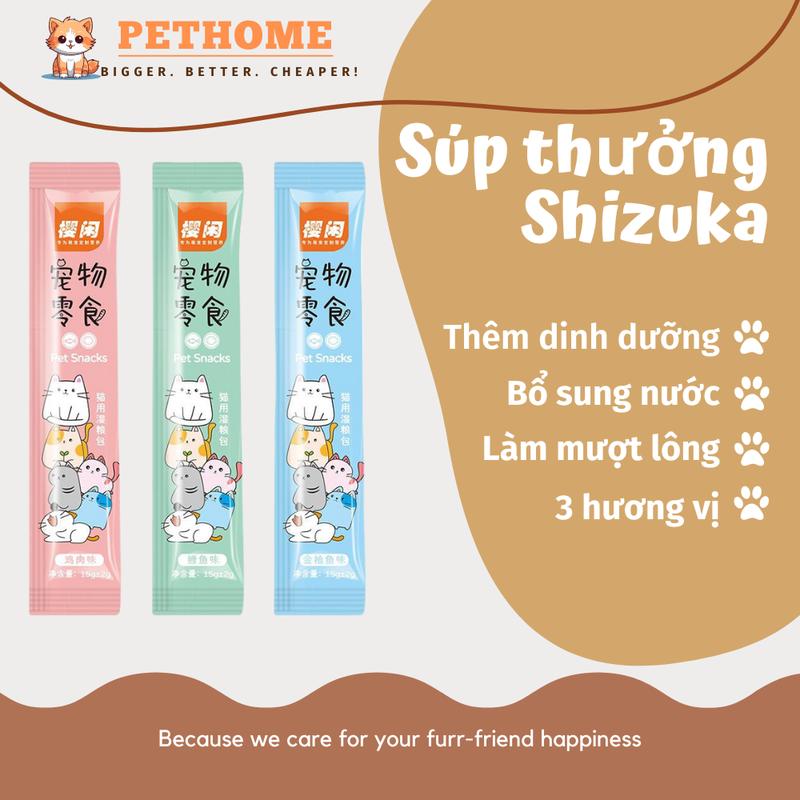 [COMBO 200 THANH] Súp Thưởng Cho Mèo Shizuka, Súp Thưởng Mèo Shizuka