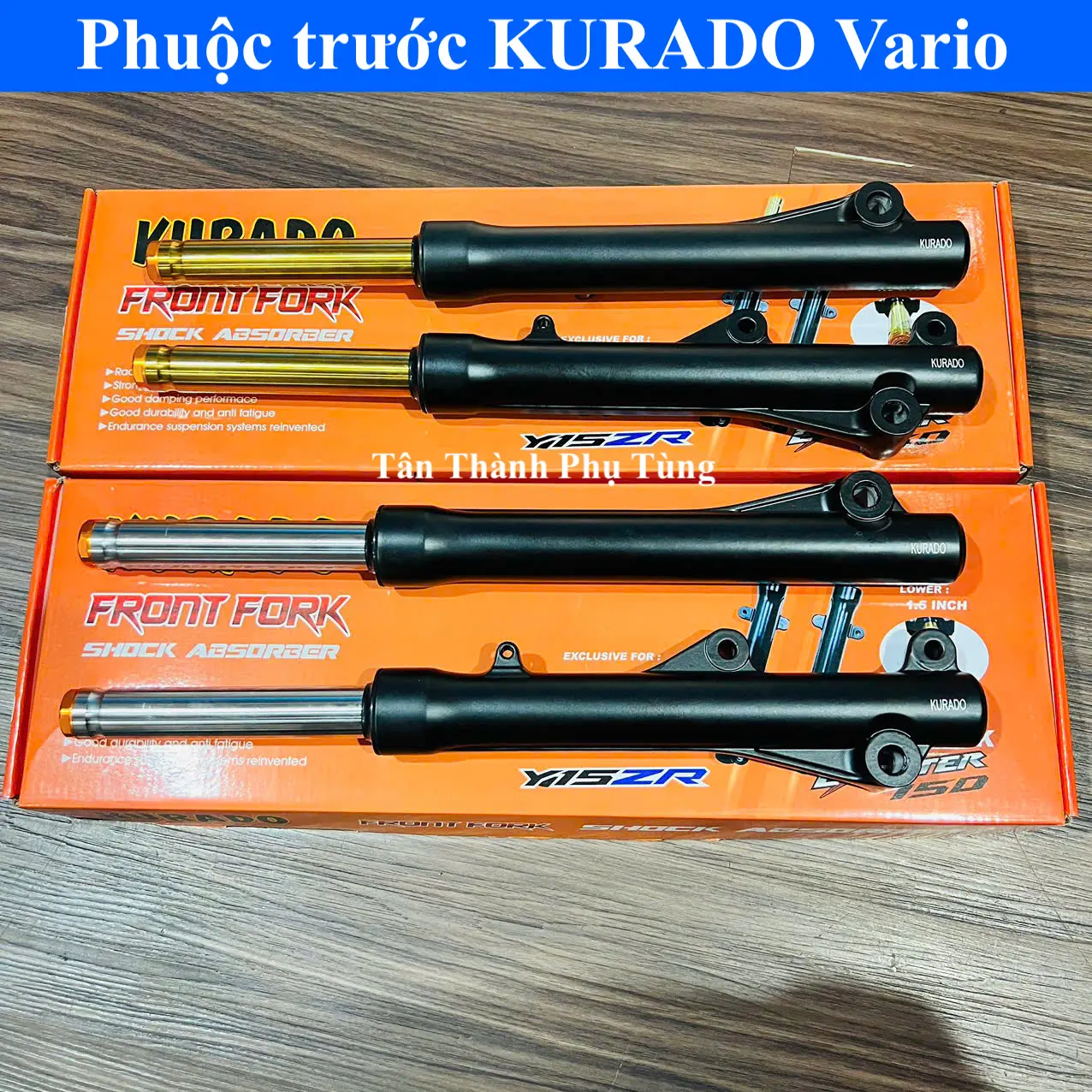 Phuộc trước KURADO Vario 125/150 phụ kiện
