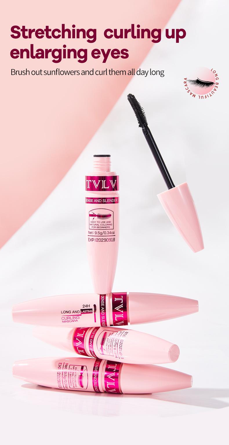 Product Introduction of 3D styling mascara, waterproof, smudge-proof and sweat-proof, black long and curling eyelashes 3