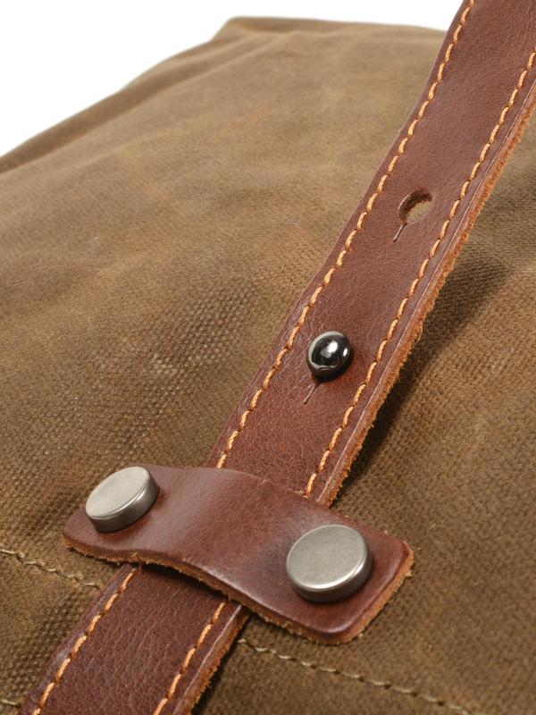 Men's Casual Plain Zipper Tote Bag, Fashionable Vintage Canvas Shoulder Bag for Daily Used, Casual Trendy Versatile High-quality Daily Commuting Bag 5