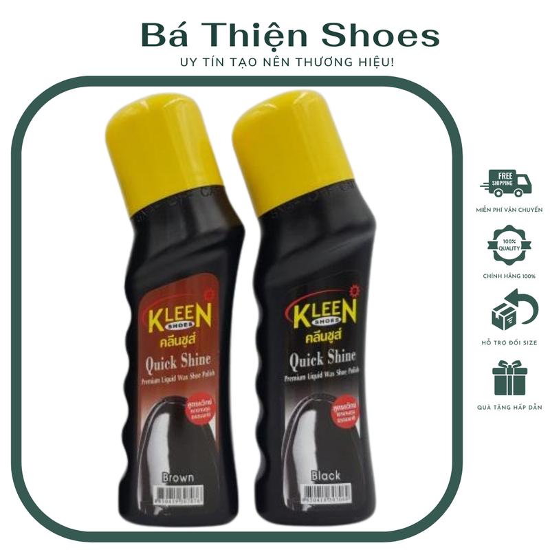  Xi Nước Đánh Giày Kleen Shoes Quick Shine Thái Lan 75ml 
