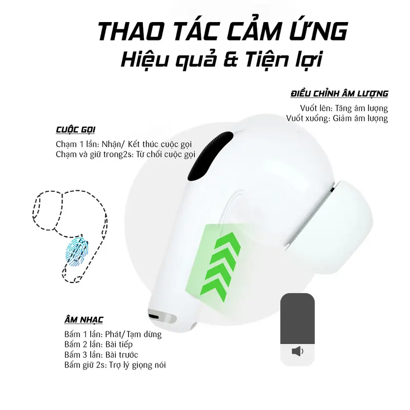 [Tiếng Việt + Tặng Ốp Silicon] Tai Nghe A9 Pro ANC/ ENC - Màn Hình Cảm Ứng LCD Thông Minh - Giảm Tiếng Ồn Chủ Động, Khử Tiếng Ồn Chủ Động -  Bass Siêu Căng Nhét Tai - Bluetooth 5.4 4