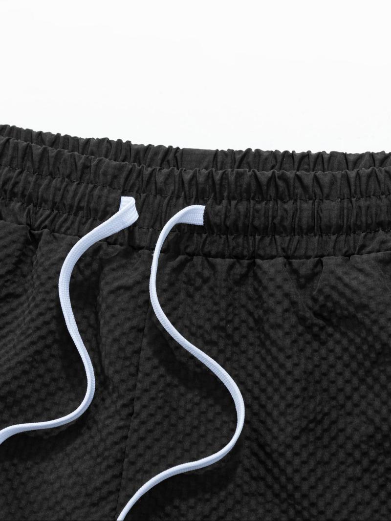 Product Introduction of Men's Solid Color Gym Shorts, Casual Comfy Breathable Swim Shorts for Summer, Men's Swimwear Bottoms for Beach & Gym 7