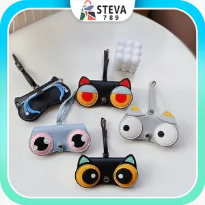 Kotak Kacamata Wanita/Kantong Penyimpanan Kacamata/Gaya Kartun Lucu/Kotak Kacamata Kartun Portabel/Kantong Penyimpanan untuk Kacamata Resep dan Kacamata Hitam/Melindungi Penglihatan dan Mimpi Anda
