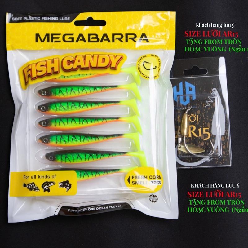 Mồi mềm Nff Mega ( Tặng Ar15 hoặc Ghook from ngẫu nhiên ) COMBO 2 MÓN) size 9cm hoặc 7.5cm Đi Câu Fishing lure Câu Cá Bắt cá