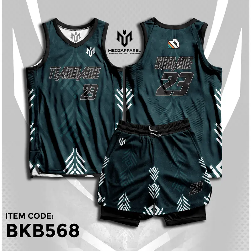 MEGZ BKB002 Customize Basketball Jersey Free Change Team Name