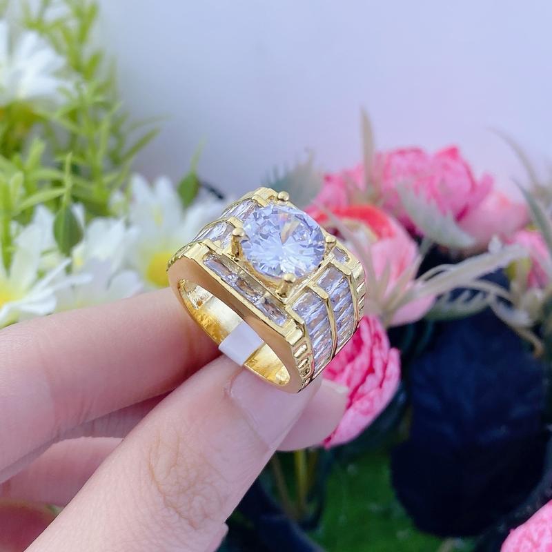 Nhẫn nam Lk15 mạ vàng 18k có lứoi bền đẹp 0