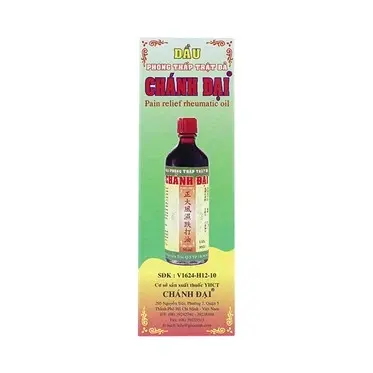 Dầu Chánh Đại điều trị phong tê thấp, đau lưng, đau nhức cơ khớp (10ml) 1