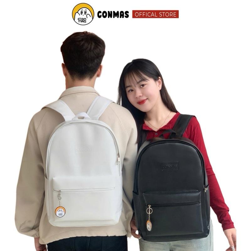 Balo da AW đi học, đi chơi cho cả nam và nữ, vừa laptop 15.6inch - HÀNG CÓ SẴN Backpack Đeo Vai Da Kem Bag