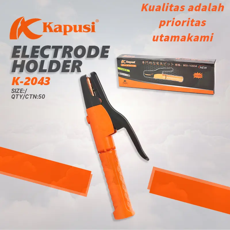 Kapusi Tang  Las/Stang Las MMA Electrode Holder/   Welding Torch  Ukuran 800 AmpereIndustri alat Alat topeng  las