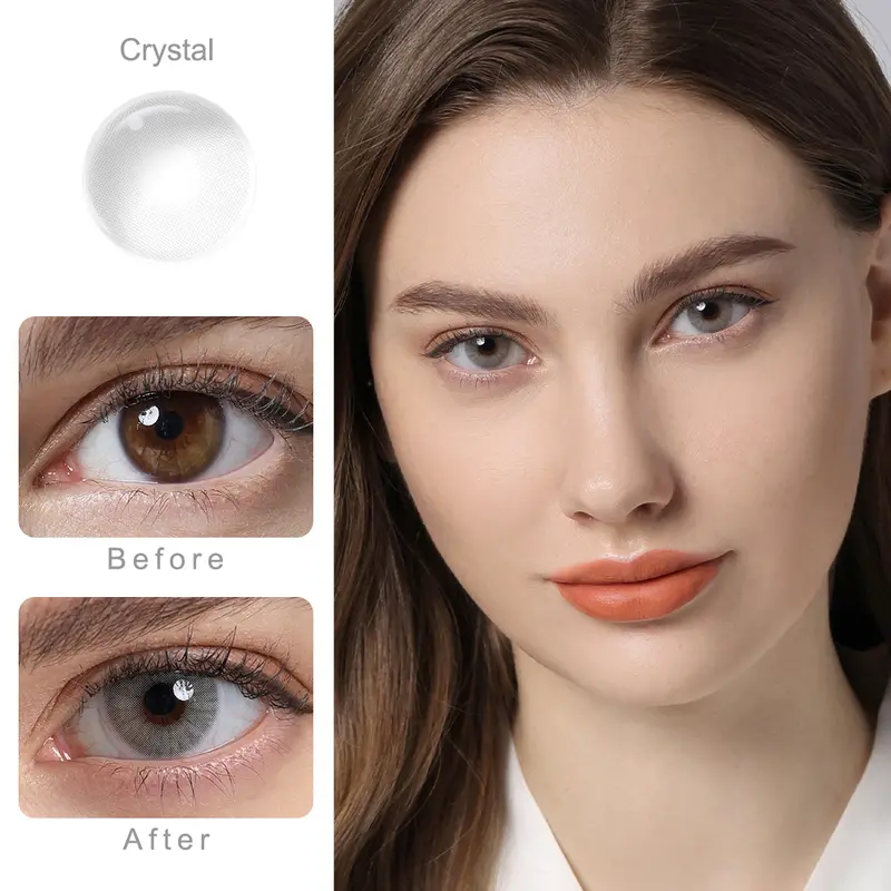 (COD)MAGISTER 1 Pasang Lensa Kontak Warna Diameter 14MM Softlens  Mata  Korea Color Contact Lens Eye Wajah 4