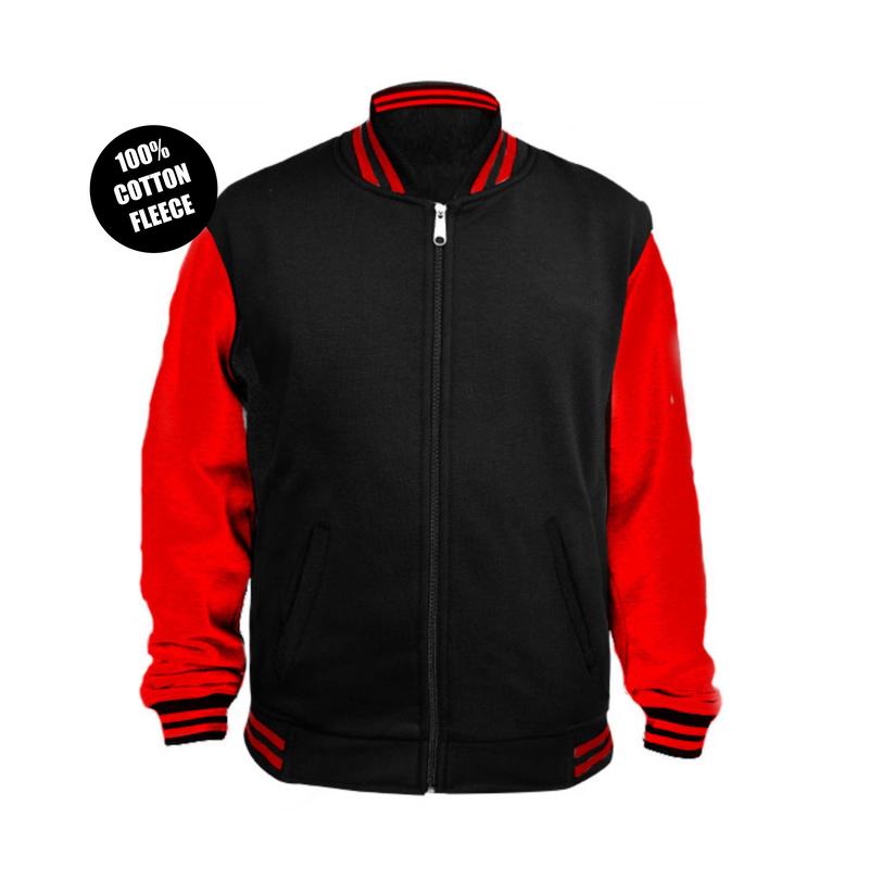 jaket varsity / jaket baseball / Jaket pria / hoodie pria / sweater pria / outwear terlaris / Jaket varsity bahan tebal dan lembut / Polos 1