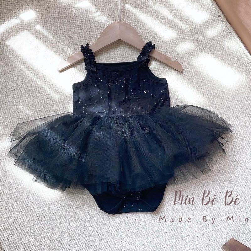 Suit ballet, body váy ren chất liệu Cotton Hàn cho bé gái (5-13kg) 6