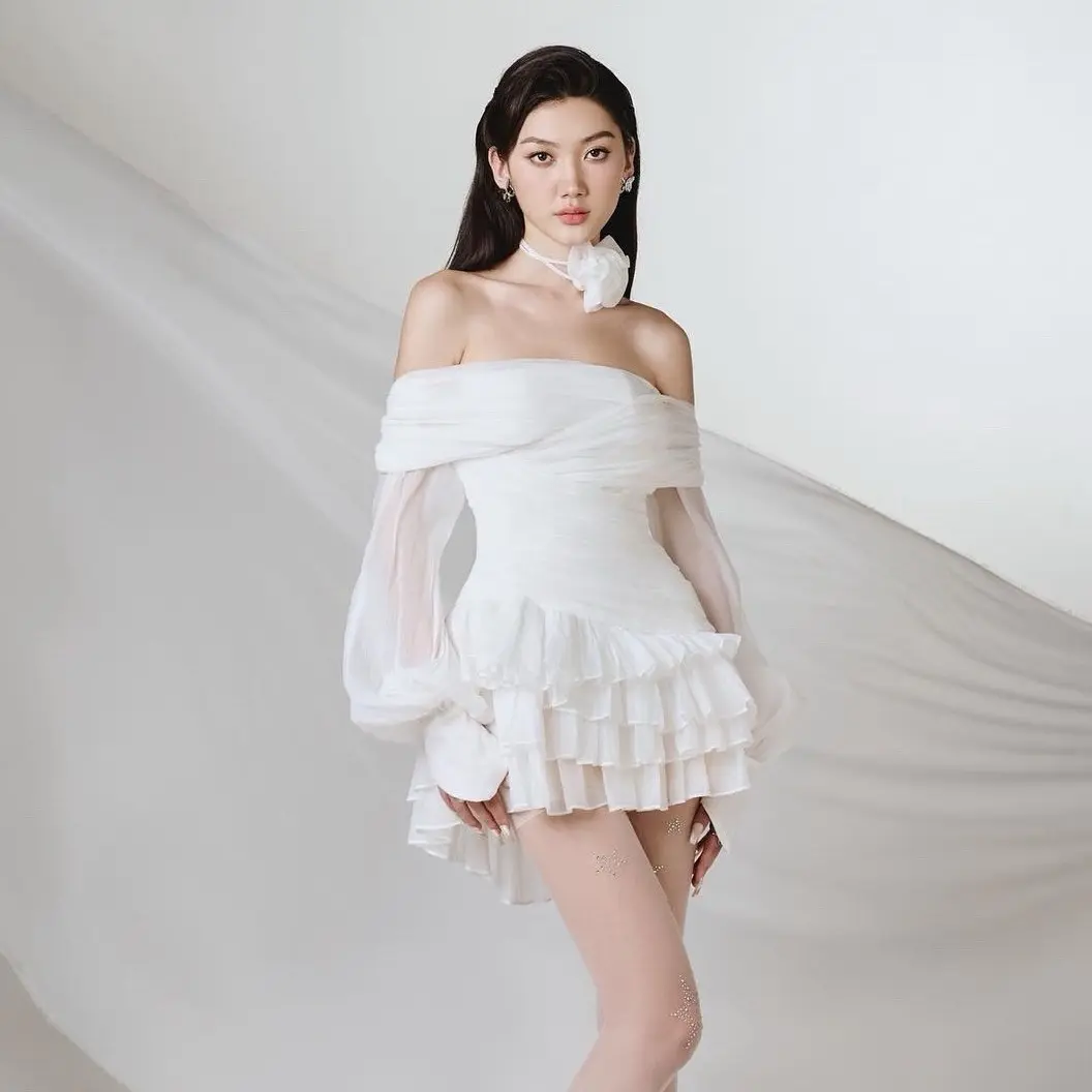 JOSEPHINE - váy Hestia Trắng/ Hồng/ Đen - phù hợp với các buổi ăn uống, caphe, đi chơi cùng bạn bè