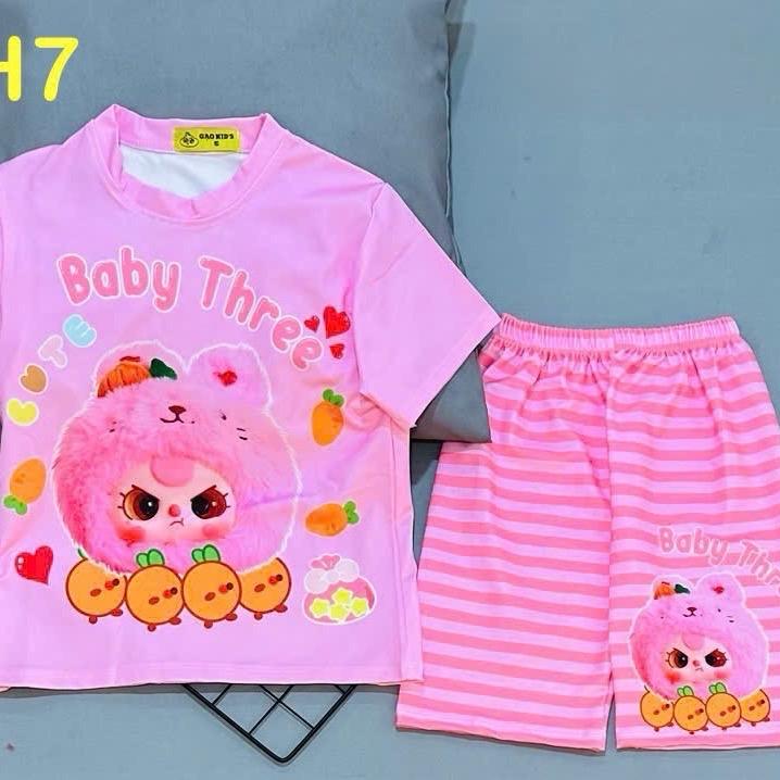 MÃ A36 tay ngắn quần ngố   bé gái  TỪ 12kg-45kg CHẤT THUN LẠNH CO GIÃN BỐN CHIỀU 6