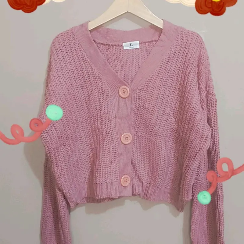 Sweater Rajut Cardigan Crop Wanita 1KG 101 200 Shop Tokopedia
