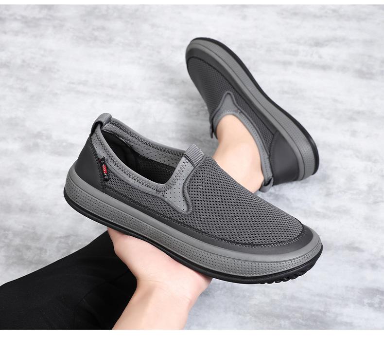 Product Introduction of Đế Bằng Giày Lưới Cho Nam, Giày Mùa Hè Mới, Màu Trơn, Đa Năng, Nhẹ, Thoáng Khí, Đế Mềm, Nhẹ, Thường Ngày 17