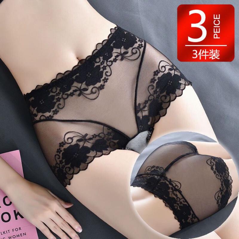 Đồ Lót Ren, Cạp Cao, Dành Cho Nữ, Lưới Gợi Cảm, Kiểm Soát Bụng, độn Hông, Cỡ Lớn, Bó Eo, Thoáng Khí, Kháng Khuẩn, Quần Lót Đáy Quần Bông 3