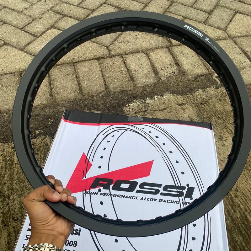 velg vrossi lingkaran vrossi hitam doff ring17 ukuran 1.40/1.60/1.85 Motorcycle Kendaraan 3