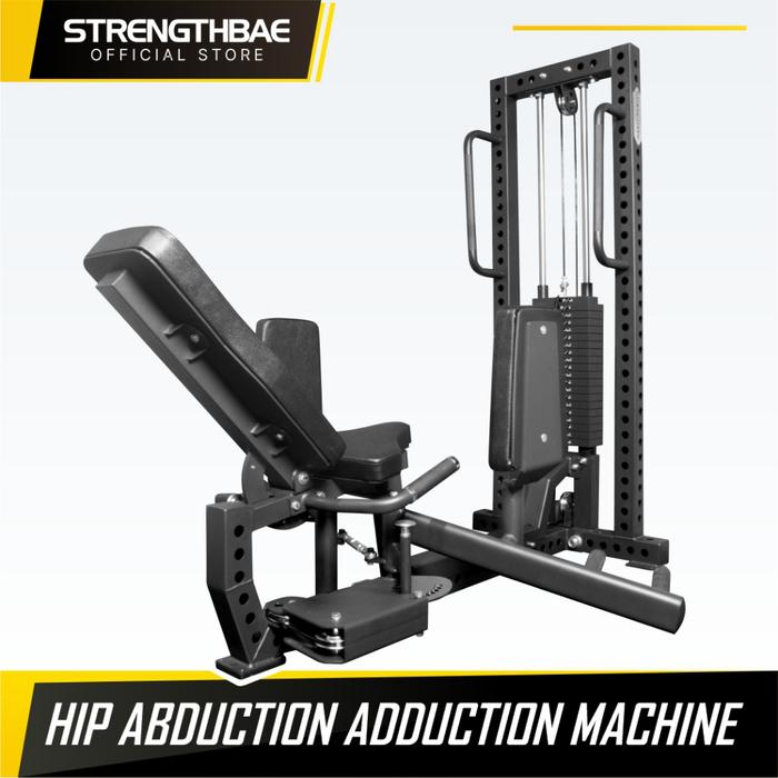 Jual Hip Abductor Adductor Machine Selectorized STRENGTHBAE Commercial ...