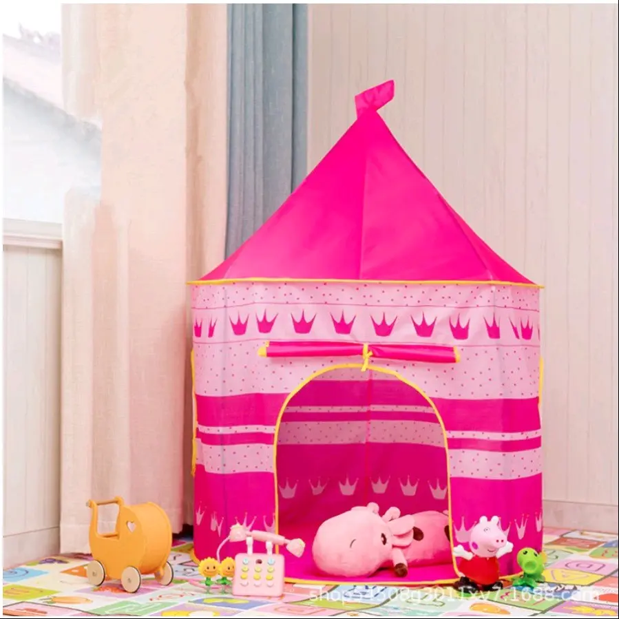 Tenda anak castle jumbo camping tent bentuk istana