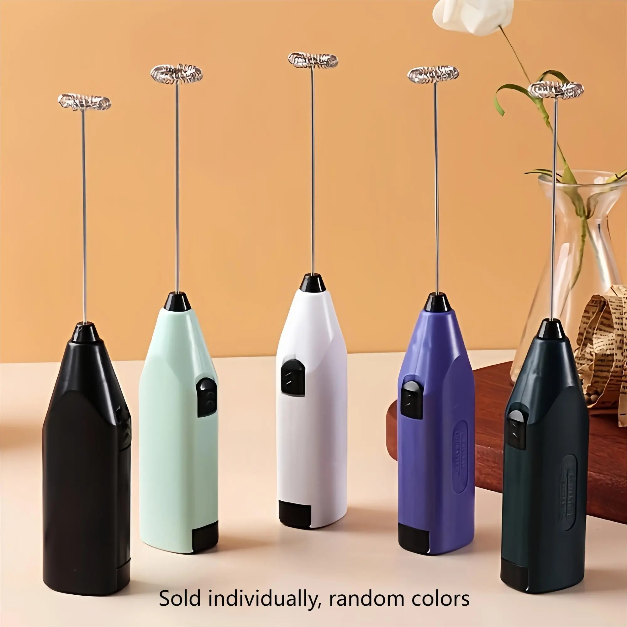 Portable Electric Coffee Stirrer, 1 Count Handheld Milk Frother, Kitchen Egg Beater, Kitchen Gadget Without Battery, Kitchen Appliances for Girls Birthday Gift, Back to School Supplies, Christmas Gift Sets for Girl, Valentine's Day Gift