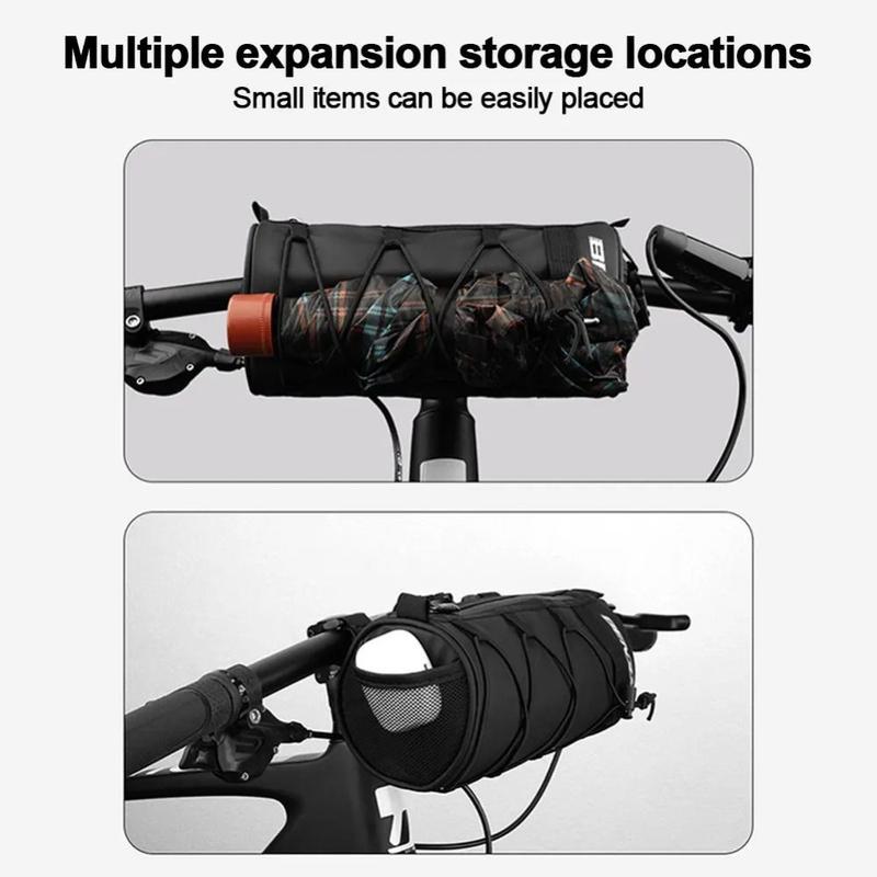 Product Introduction of New 2.5L Bike Handlebar Bag with Shoulder Strap MTB Bicycle Front Frame Bag Accessorie Multifunction Bike Storage Pouch 15