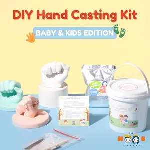DIY Hand Casting Kit Baby & Kids Pack By The Noob Artist | Cetak Tangan dan Kaki Bayi & Anak toys