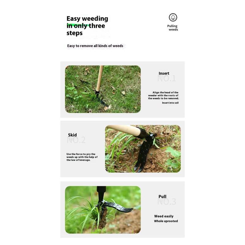 Product Introduction of Weeding household weeding tools  no bending over  standing upright  fast weeding  root removal  uprooting devices 6