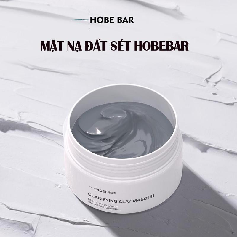 Mặt Nạ Đất Sét Trắng HOBE BAR Hỗ Trợ Làm Sạch Da - Mask Chăm Sóc Da Dành Cho Nam Và Nữ 55ml SKINCARE