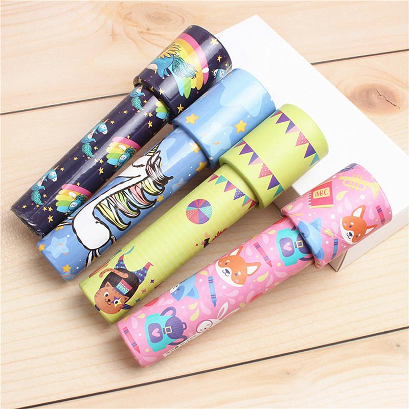 Product Introduction of 1Pc Rotating Kaleidoscope Classic Nostalgic Child Science Experiment Toy Parent-child Kid Educational Toy Magical Change Gift 24