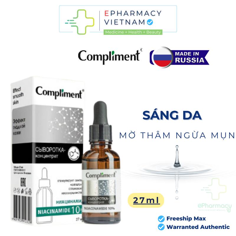 [HÀNG CTY] Serum COMPLIMENT Dưỡng Sáng, Cấp Ẩm Phục Hồi Cho Da 27ml 6