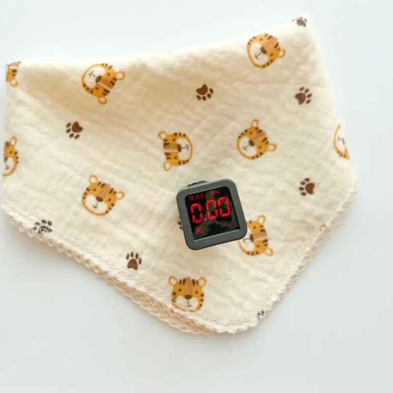 Sét 5 khăn yếm vải xô Muslin 2in1- Khăn sữa kèm yếm tam giác Cotton Kem Voi Len 4
