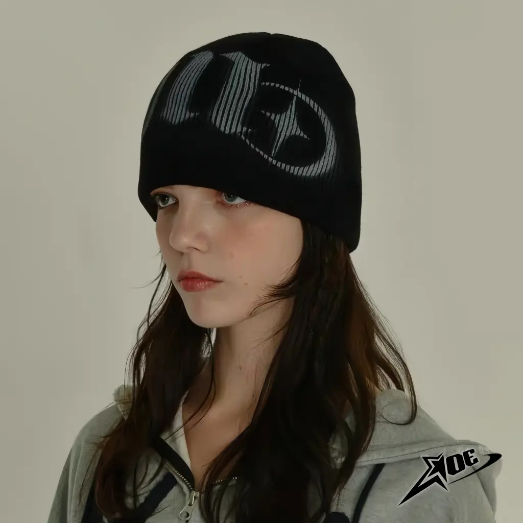 AOE STUDIO - Mũ len beanie nam nữ Y2K cao cấp mũ dệt kim nón giúp giữ ấm màu đông phong cách cá tính