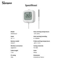 Gambar Sonoff Smart Sensor SNZB-02LD Zigbee Wireless Temperature & Humidity Sensor Kelembapan Dan Suhu Ruang dari Sonoff Indonesia Kota Administrasi Jakarta Pusat 3 Tokopedia